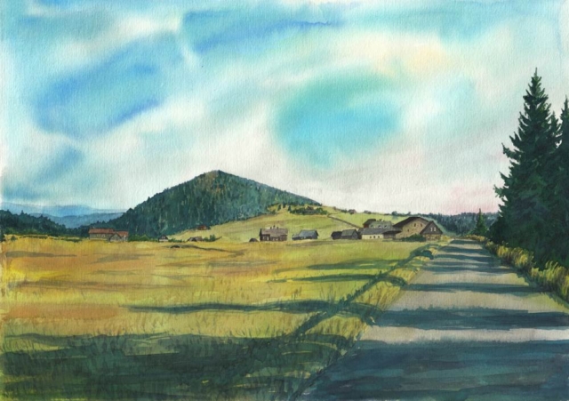 Jizerský podvečer, A4, 2025-01-19